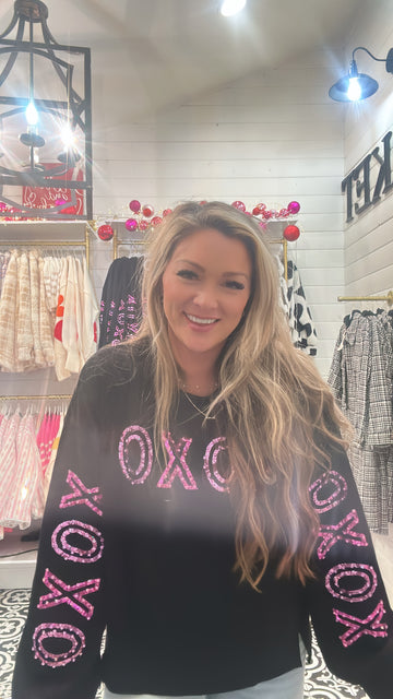 XOXO Rhinestone Top