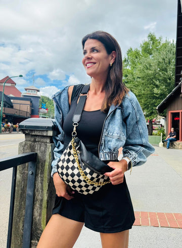 Checkered Bum Bag Preorder