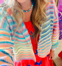 Rainbow Cardigan Sky/Purple