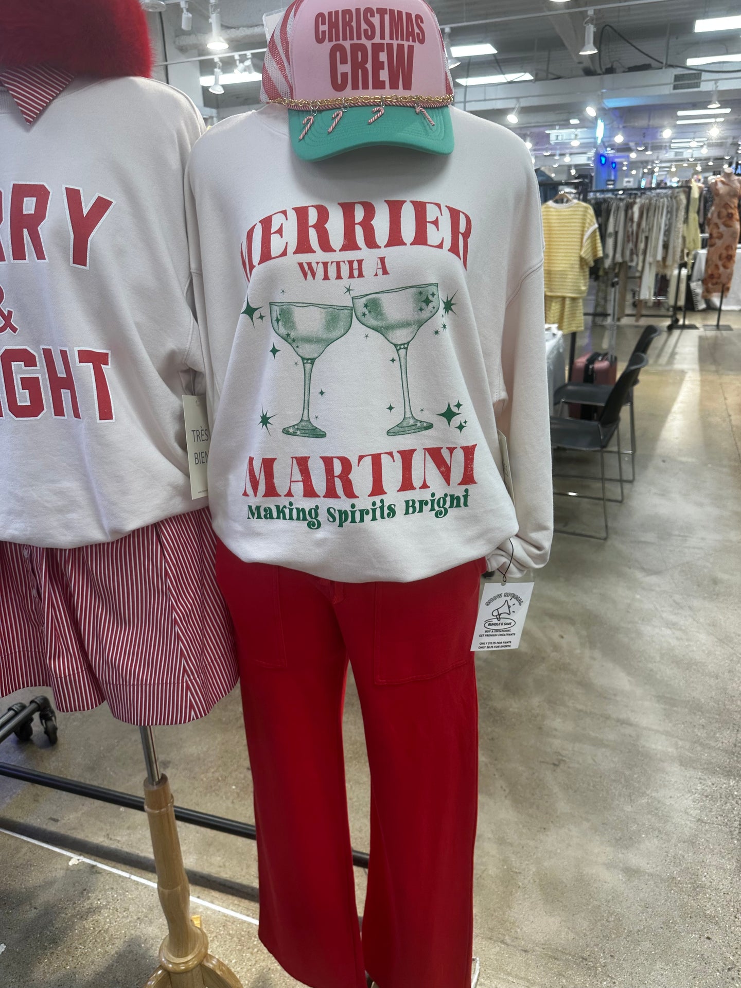 Merrier w/ a Martini pullover