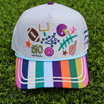 Game Day Doodles Football Hat