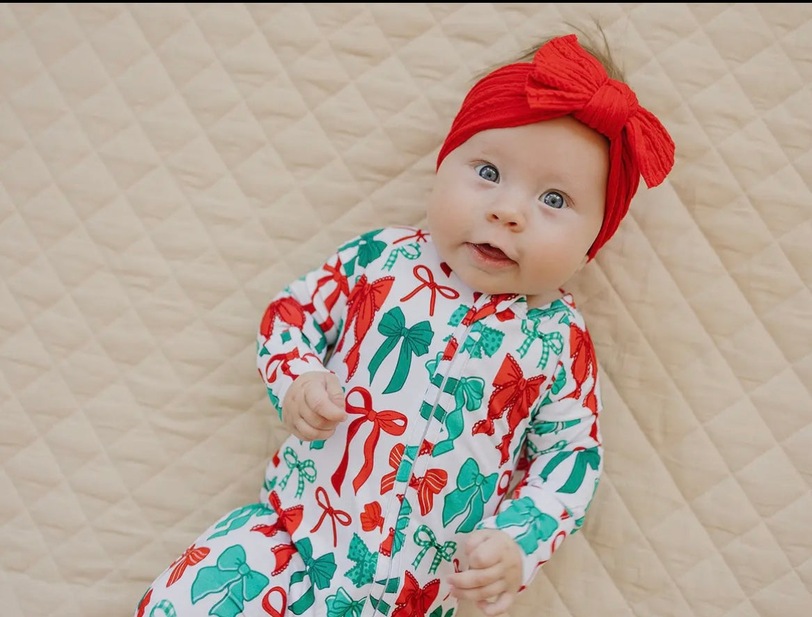 Merry Bows Onesie Pajama