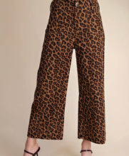 Brown Leopard Rhinestone Pant