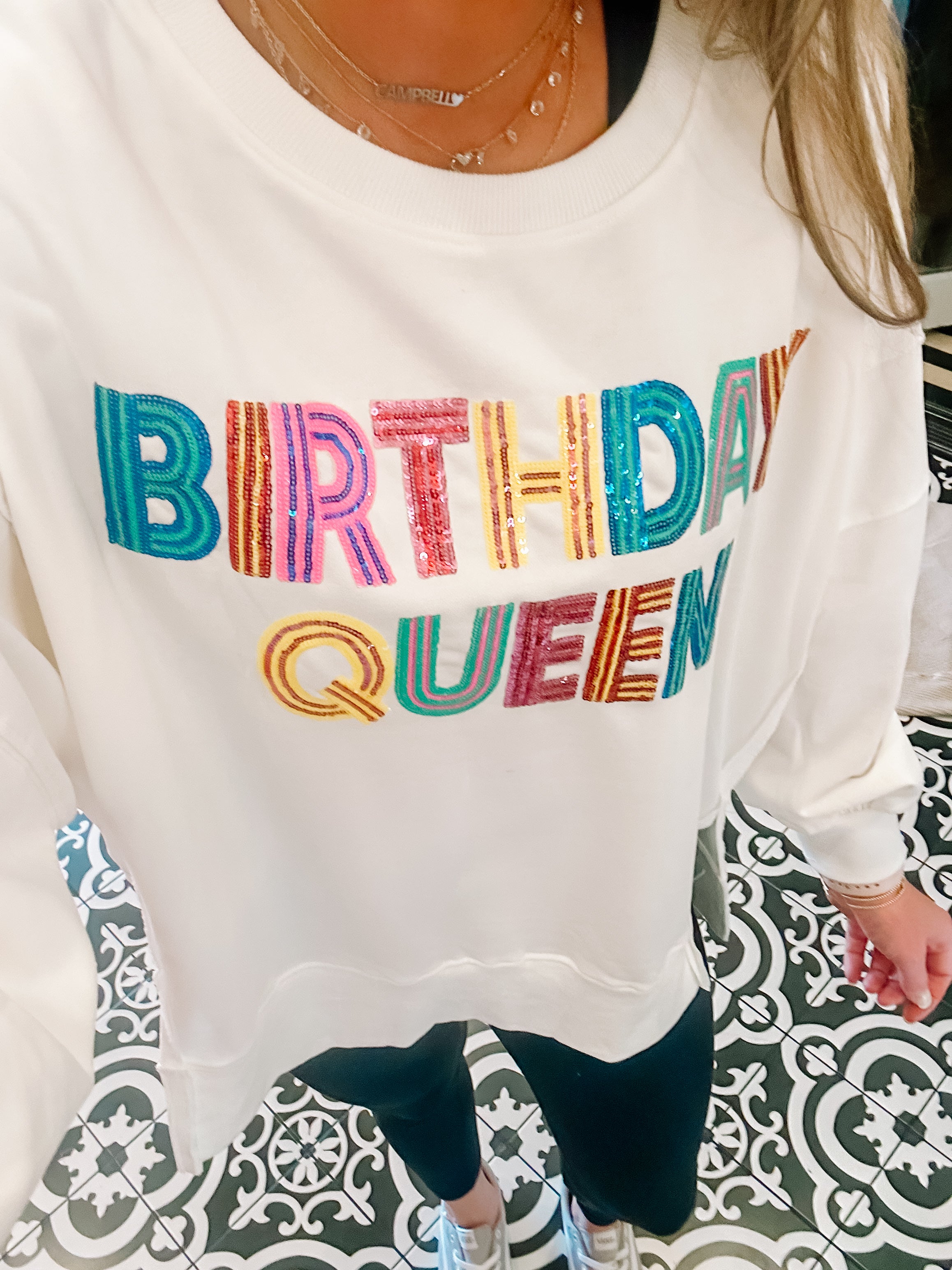 Birthday queen top