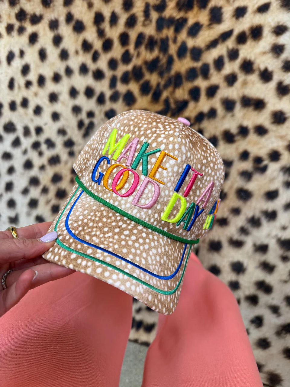 Make it a good day hat