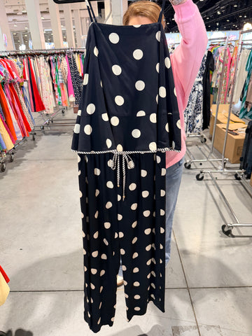 Black/White Polka Dot Bottoms