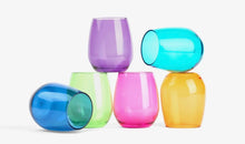 6 Acrylic Wine Glasses