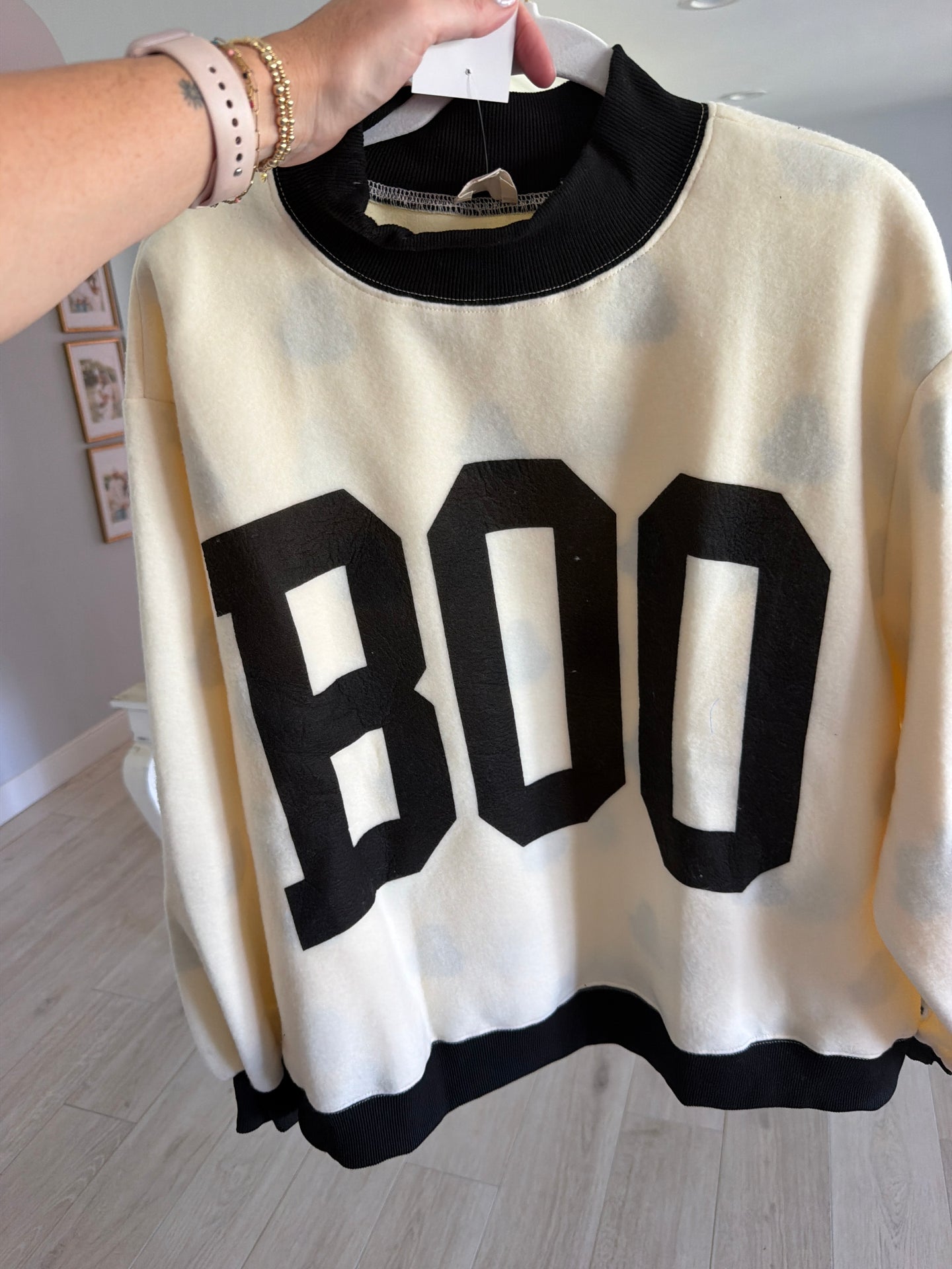 BOO reversible mock neck