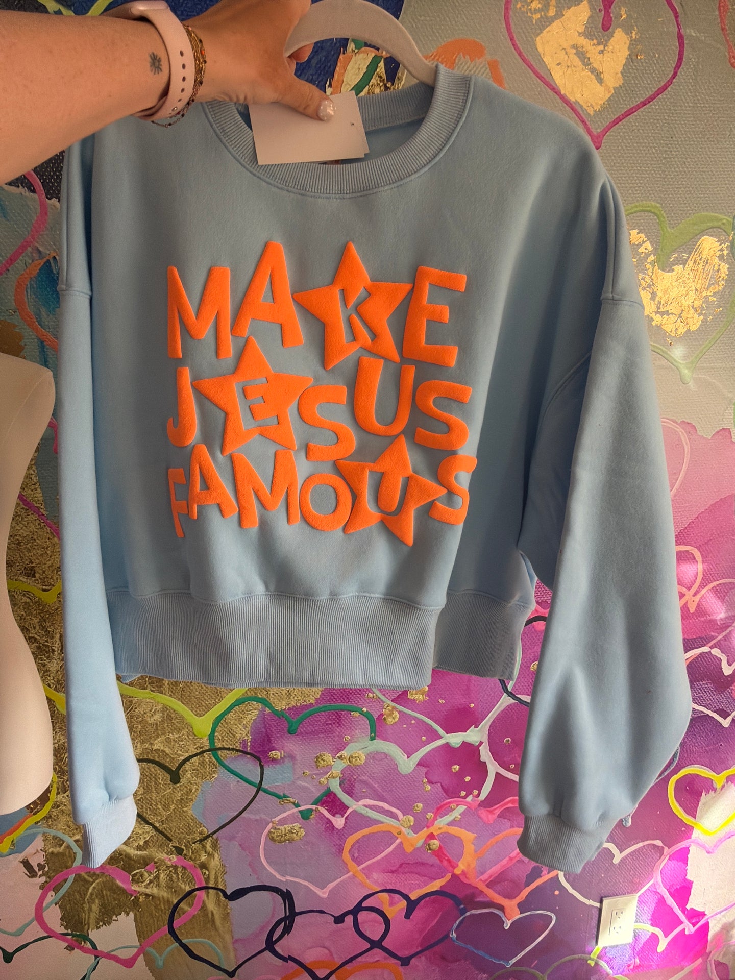 Make Jesus famous pullover