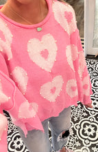Pearl Pink Heart Sweater