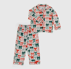 Toddler/Kids Bow Pajamas Preorder CLOSED
