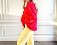 Kansas City Polka Dot REVERSIBLE Mockneck