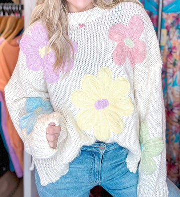 Flower sweater