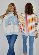 Happiest 2 Sided Mock Neck Sweatshirt