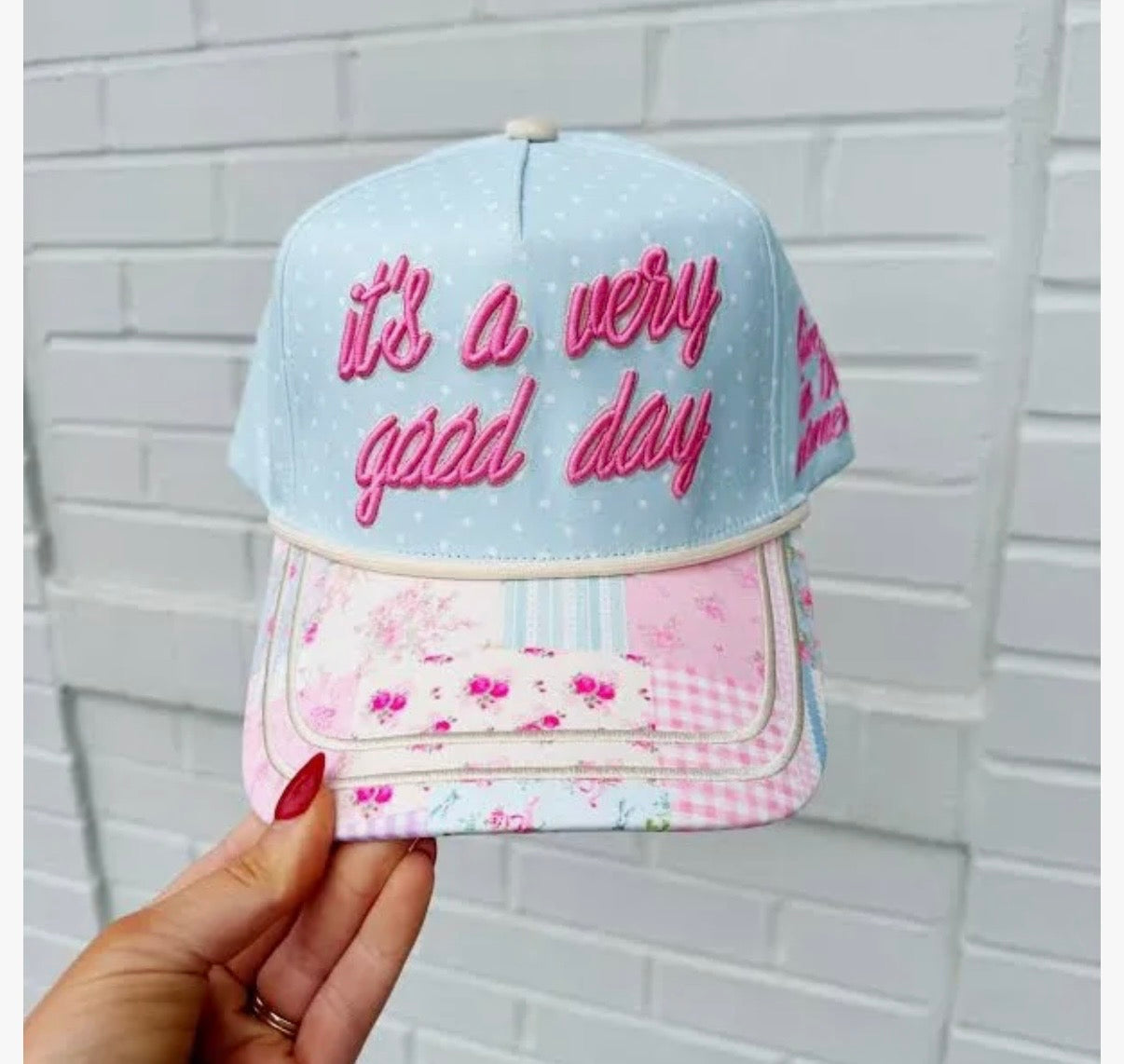 It’s a very good day hat