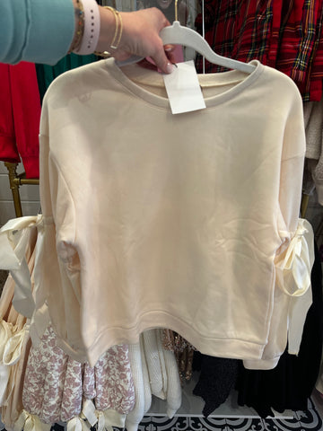 Cream Bow top