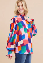 Multicolor Long Sleeve Top