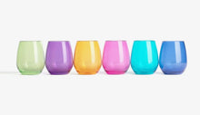 6 Acrylic Wine Glasses
