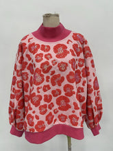 Pink Leopard Pullover