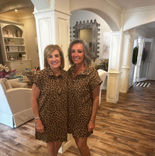 Leopard Scallop Dress