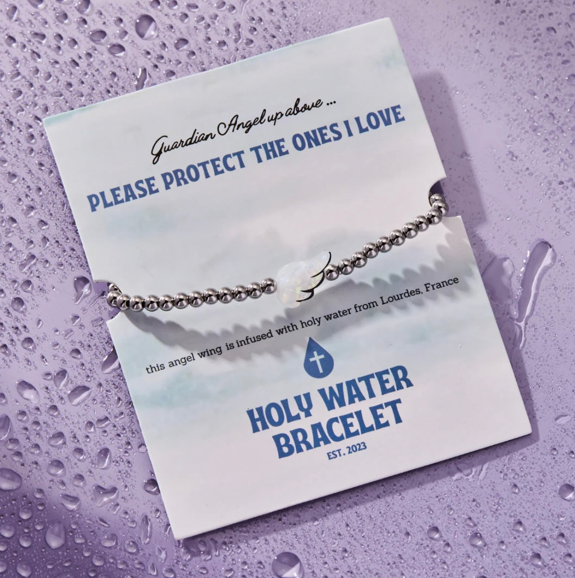 HOLY WATER GUARDIAN ANGEL BRACELET