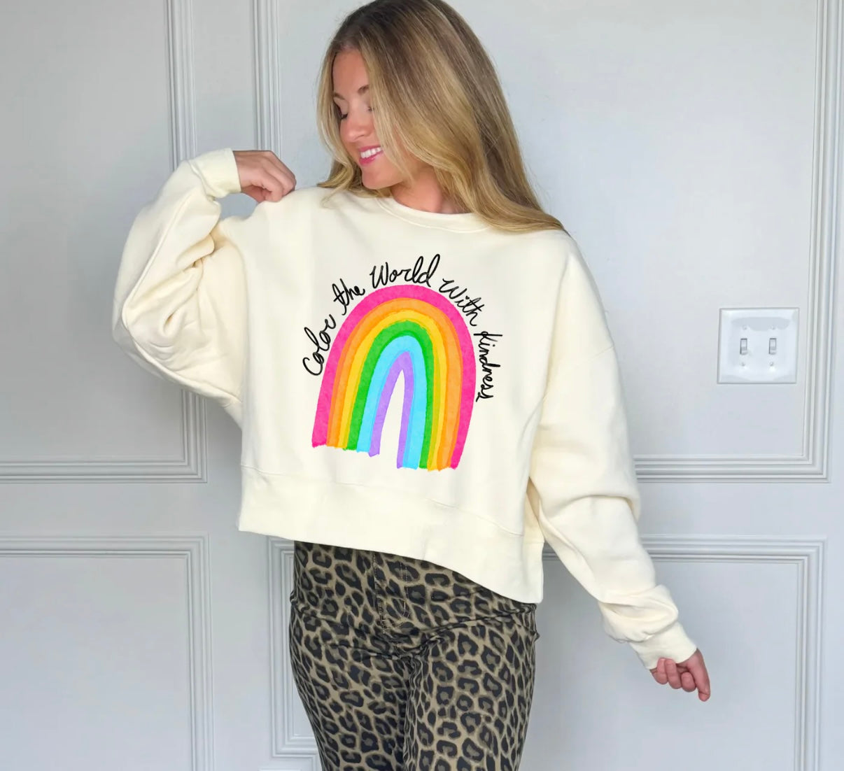 Color the world with Kindness sweatshirt