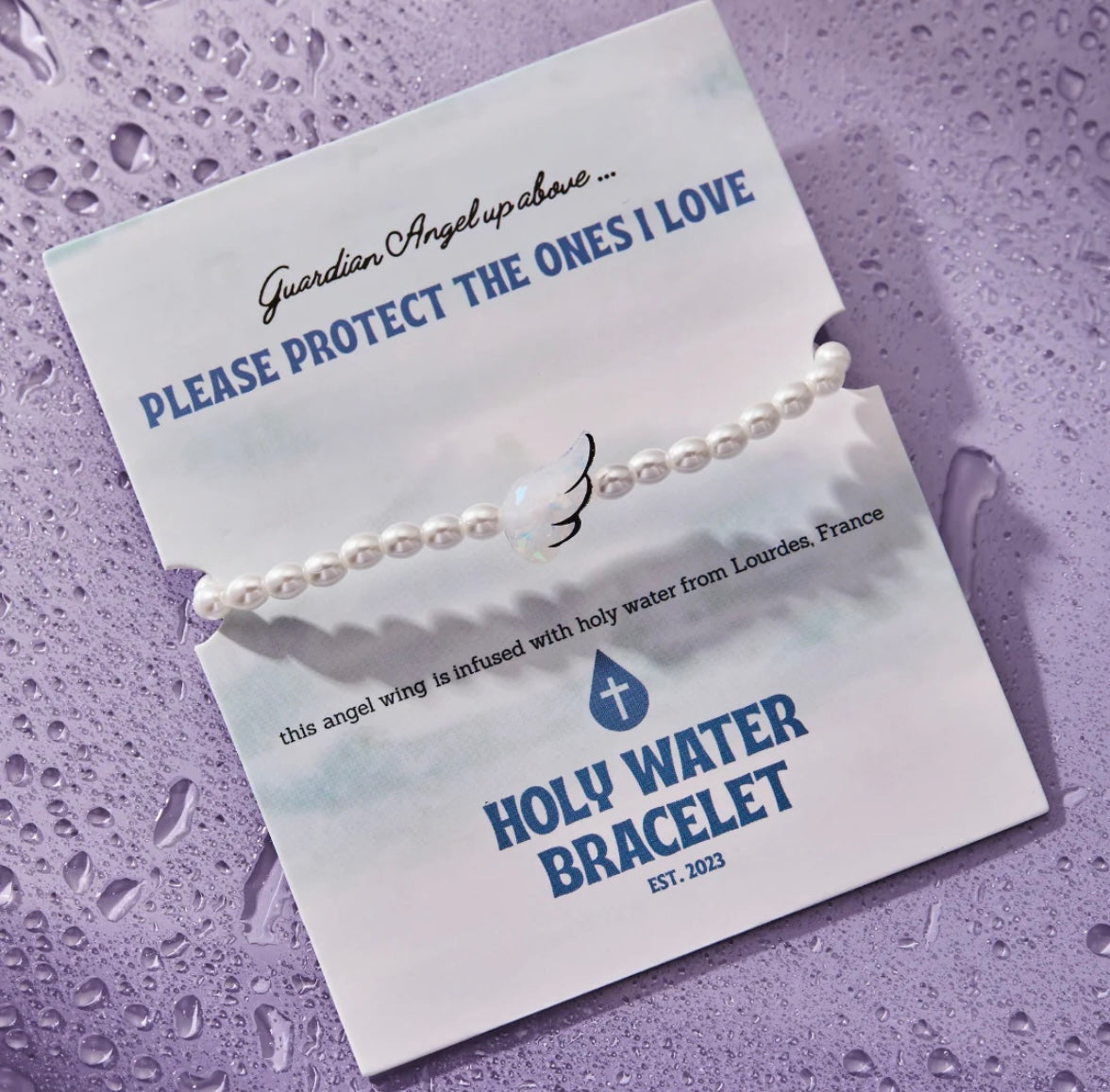 HOLY WATER GUARDIAN ANGEL BRACELET