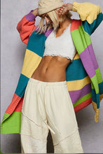 Multi Striped Cardigan