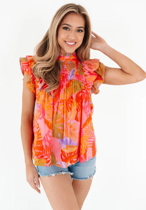 J.Marie The Eden Pleated Top