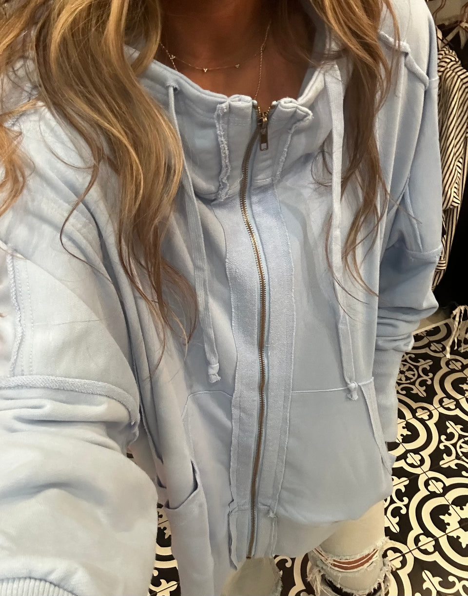 Light Blue Hoodie