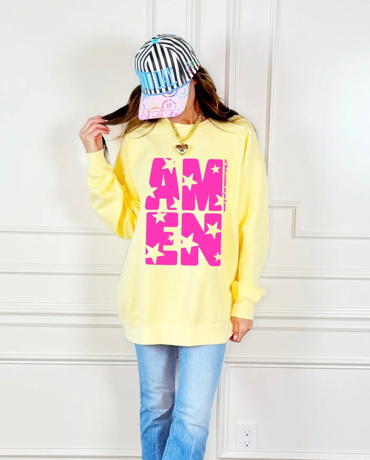 AMEN STARS pullover