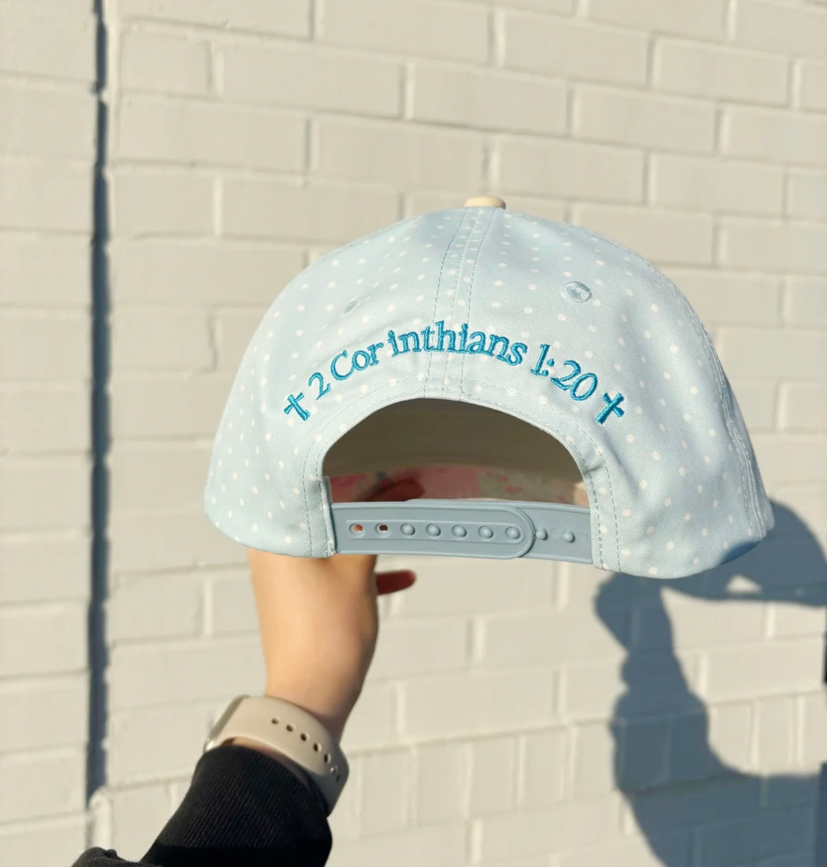 Amen Hat Floral Polka Dot