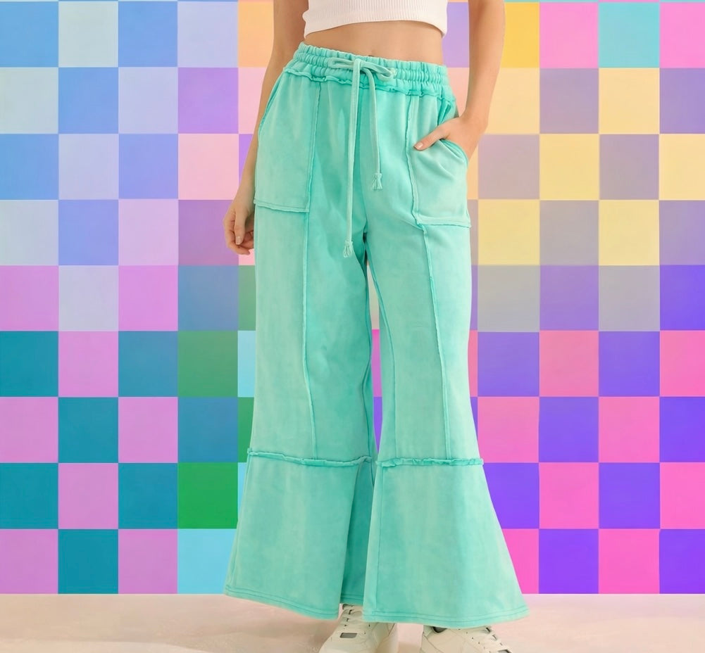 Aqua Terry Knit Pants