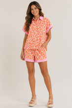 Orange Cheetah Shorts