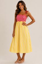 Striped Yellow Dress
