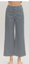 Navy Gingham Pants