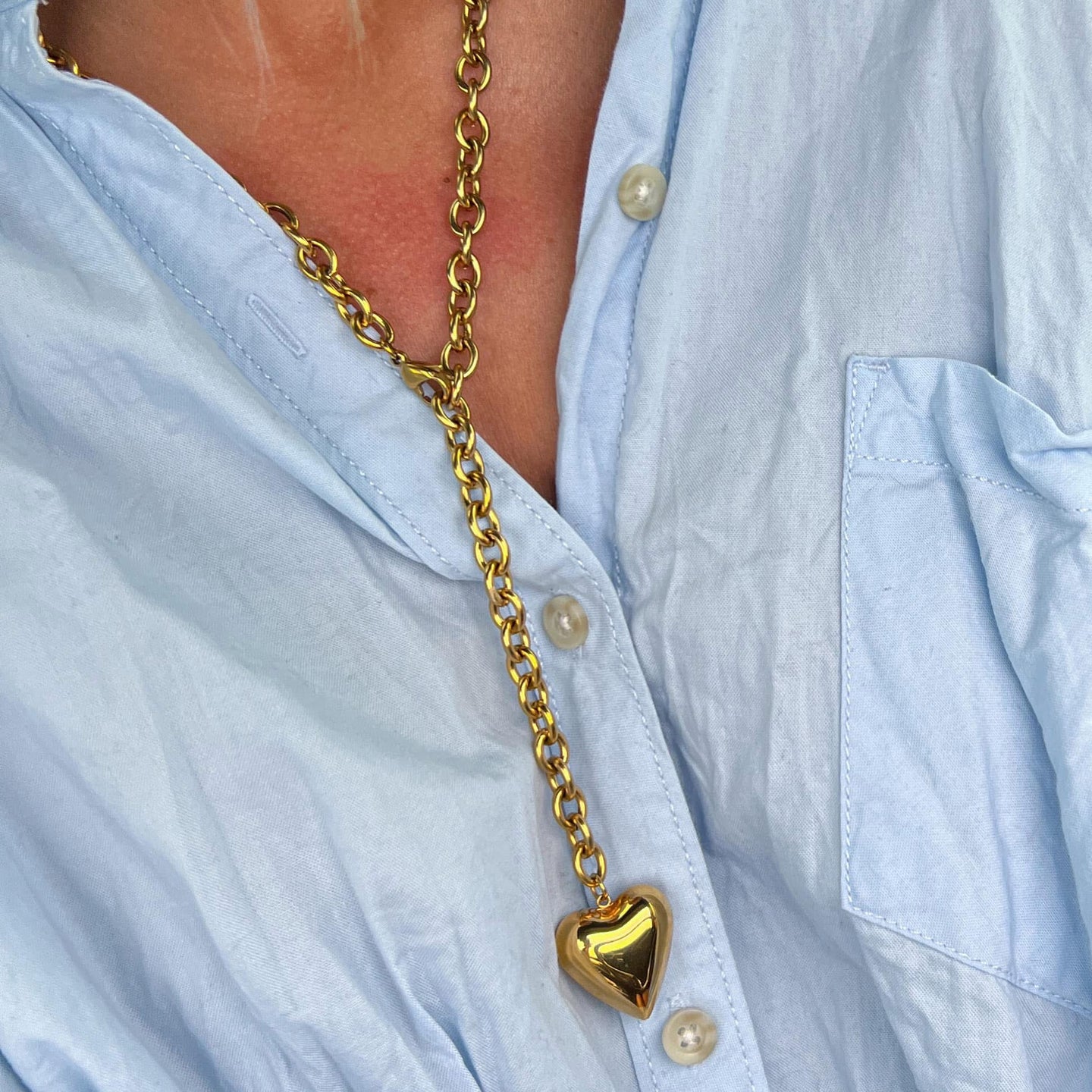 Wrap Around Heart Necklace