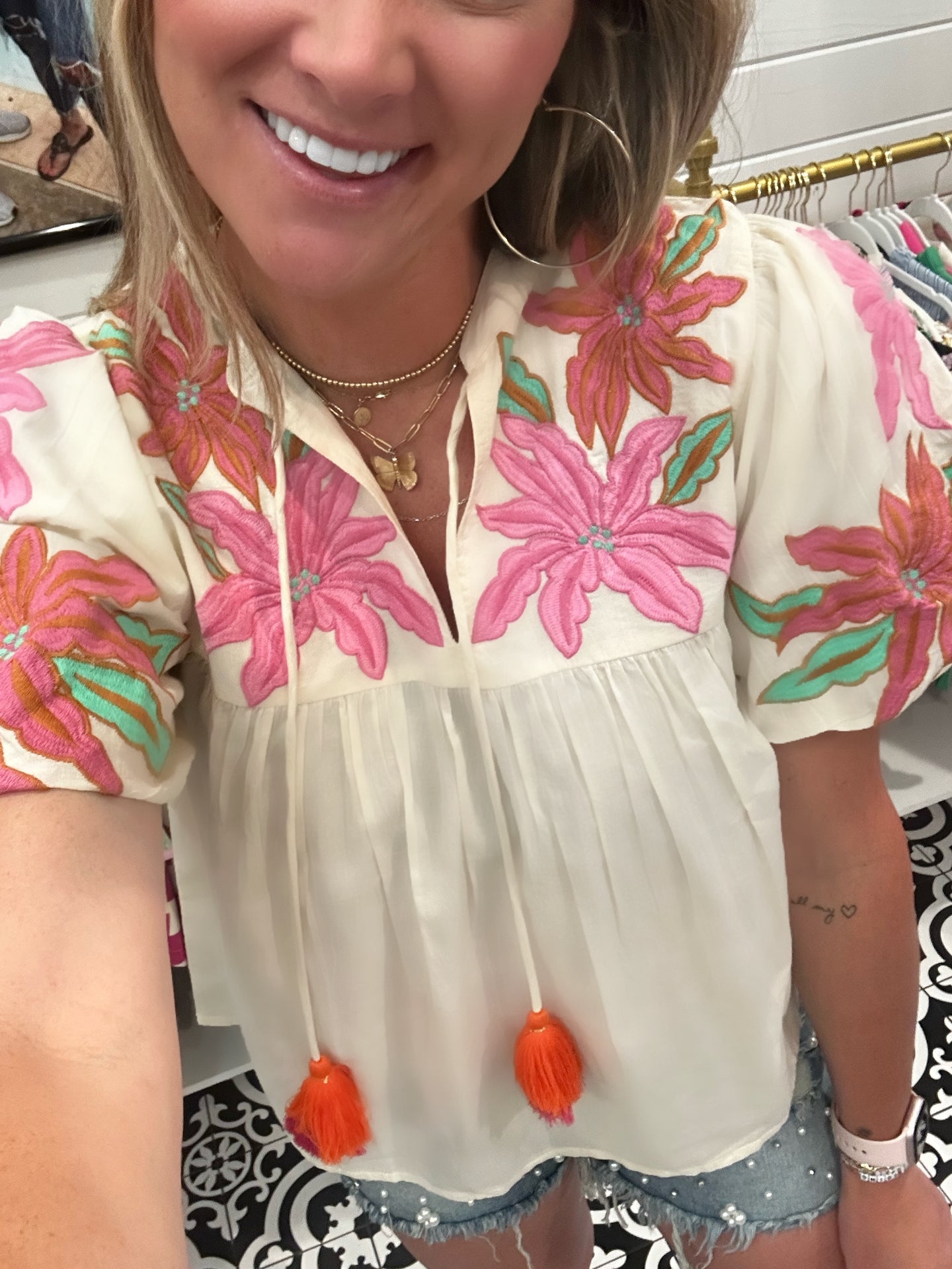 Tassel tie Top