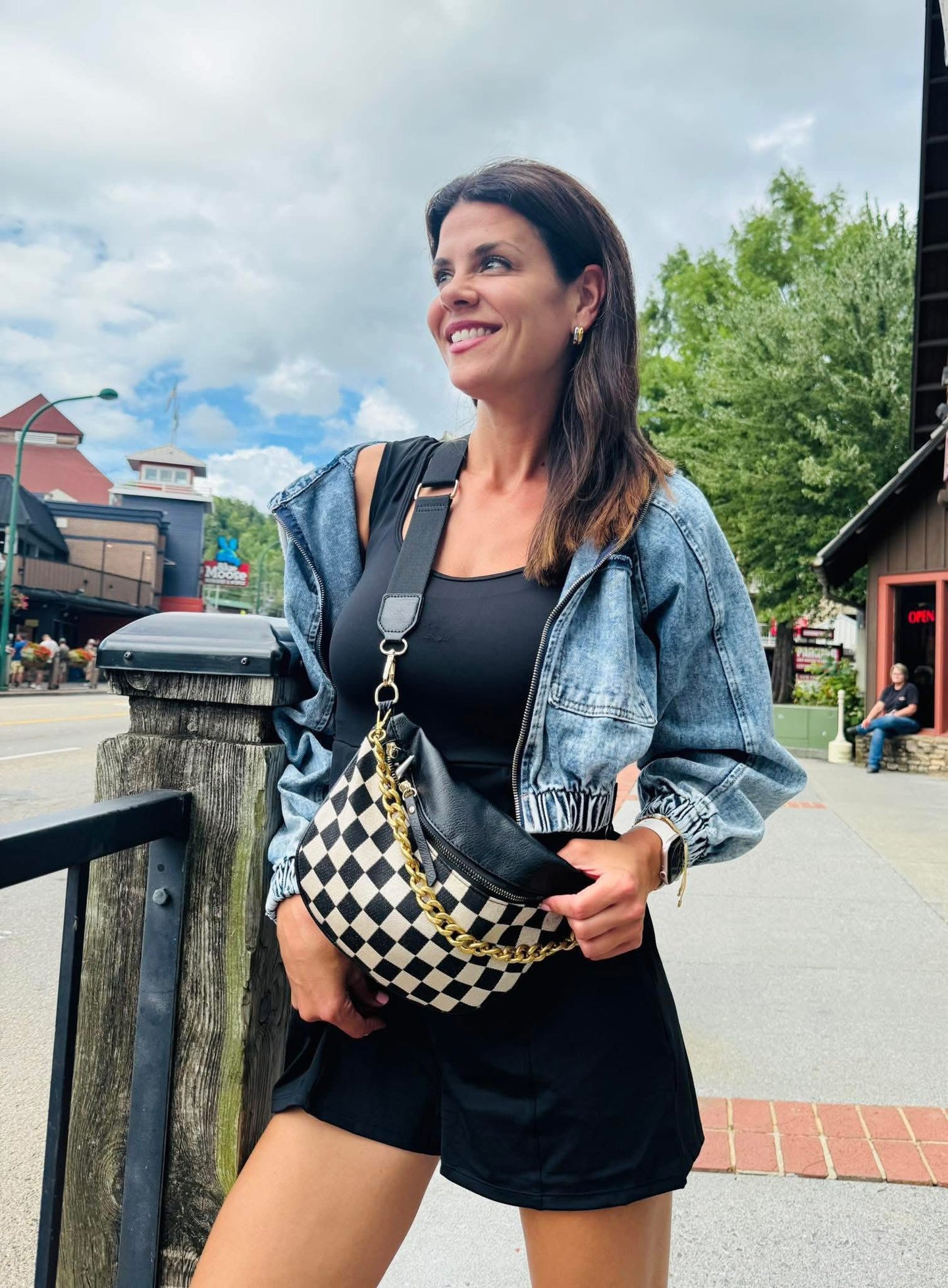 Checkered Bum Bag Preorder